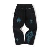 13434573256686636 CHROME HEARTS クロスデニムパンツ ブラック