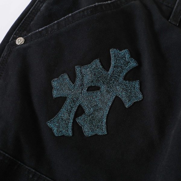 13434573258095440-1.jpg CHROME HEARTS クロスデニムパンツ ブラック