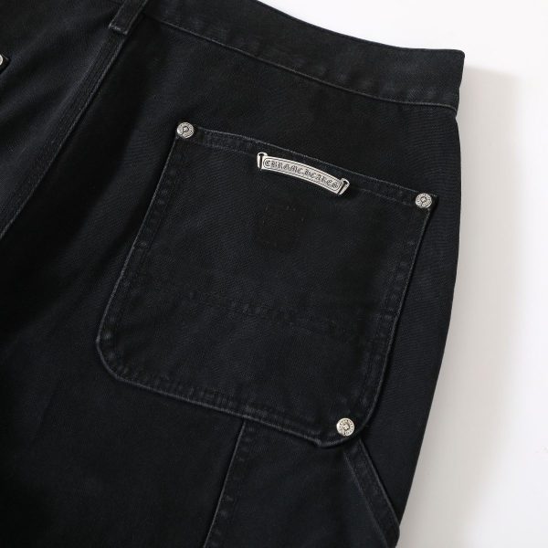 13434573265382563 CHROME HEARTS クロスデニムパンツ ブラック