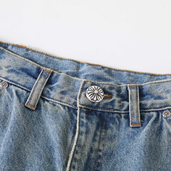 CHROME HEARTS デニムパンツ ブルー