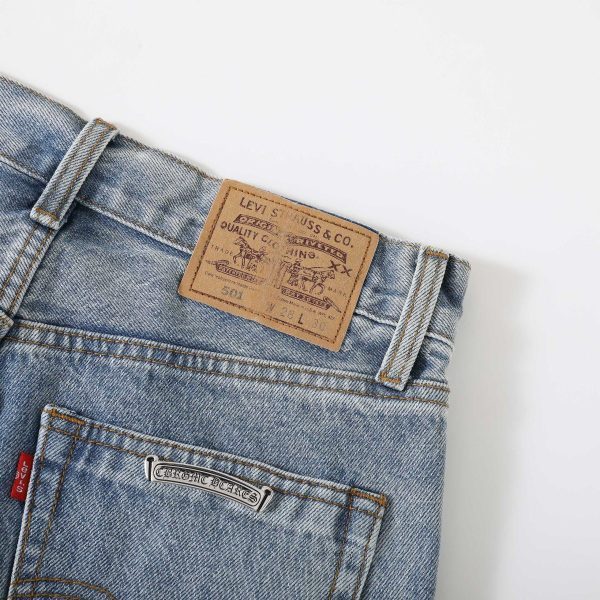CHROME HEARTS デニムパンツ ブルー