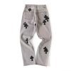 13434573365491777 CHROME HEARTS デニムパンツ グレー