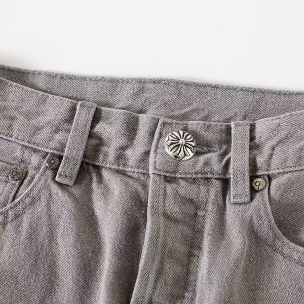 13434573371253962 CHROME HEARTS デニムパンツ グレー