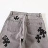 13434573375901914 CHROME HEARTS デニムパンツ グレー