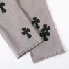 13434573380502197 CHROME HEARTS デニムパンツ グレー
