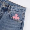 CHROME HEARTS クロスデニムパンツ ブルー