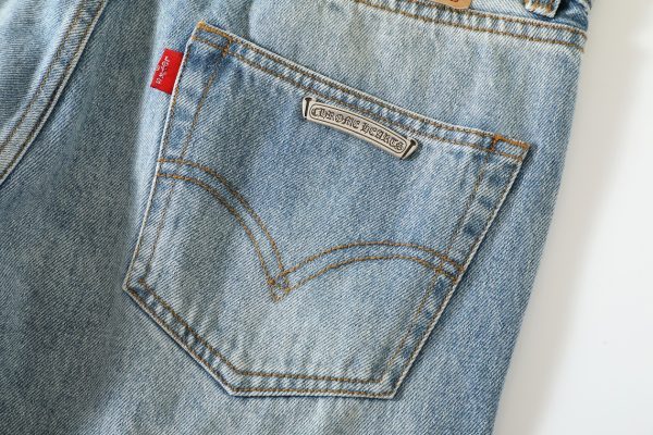 CHROME HEARTS デニムパンツ ブルー