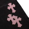 13434573644486817 CHROME HEARTS クロスデニムパンツ ブラック