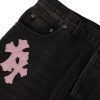 13434573646842733 CHROME HEARTS クロスデニムパンツ ブラック