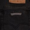 13434573655275024 CHROME HEARTS クロスデニムパンツ ブラック