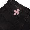 13434573657664876 CHROME HEARTS クロスデニムパンツ ブラック