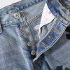 CHROME HEARTS クロスデニムパンツ ブルー