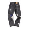 CHROME HEARTS ウォッシュドストレートデニム ダークグレー