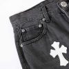 CHROME HEARTS ウォッシュドストレートデニム ダークグレー