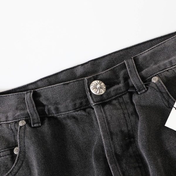 13434616264166126 CHROME HEARTS グラフィティデニムパンツ ダークグレー