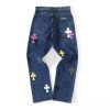 CHROME HEARTS クロスパッチワークデニム ダークブルー