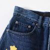 CHROME HEARTS クロスパッチワークデニム ダークブルー