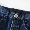 CHROME HEARTS クロスパッチワークデニム ダークブルー