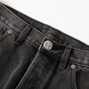 CHROME HEARTS ストレートデニムパンツ ブラック