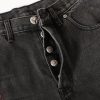 CHROME HEARTS ストレートデニムパンツ ブラック