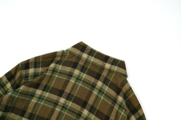 CHROME HEARTS チェックシャツ 军绿棕格纹