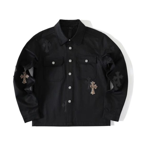 CHROME HEARTS シャツ 黑色十字架