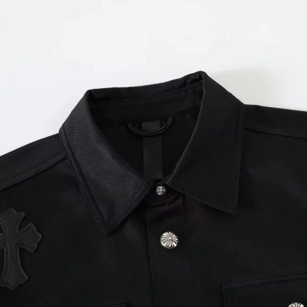 CHROME HEARTS シャツ 黑色十字架
