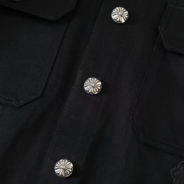 CHROME HEARTS シャツ 黑色十字架