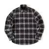 CHROME HEARTS チェックシャツ 黑灰千鸟纹
