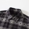 CHROME HEARTS チェックシャツ 黑灰千鸟纹