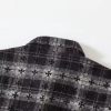 CHROME HEARTS チェックシャツ 黑灰千鸟纹