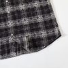 CHROME HEARTS チェックシャツ 黑灰千鸟纹