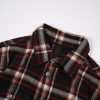 CHROME HEARTS チェックシャツ 黑红白棕格纹