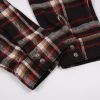 CHROME HEARTS チェックシャツ 黑红白棕格纹