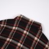 CHROME HEARTS チェックシャツ 黑红白棕格纹