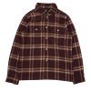 CHROME HEARTS チェックシャツ 酒红棕千鸟纹