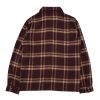 CHROME HEARTS チェックシャツ 酒红棕千鸟纹