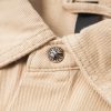 CHROME HEARTS チェックシャツ 米色十字架刺绣