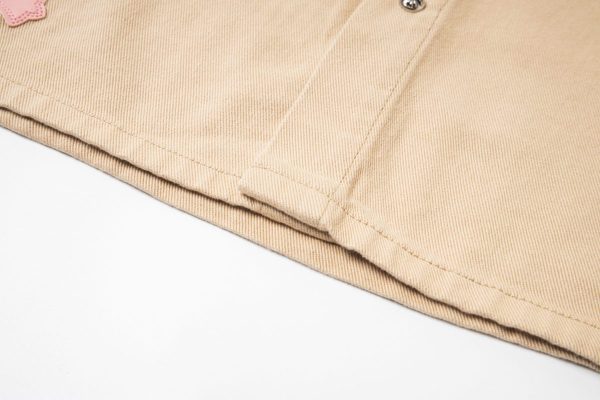 CHROME HEARTS チェックシャツ 米色十字架刺绣