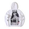 CHROME HEARTS パーカー ホワイト 女性プリント