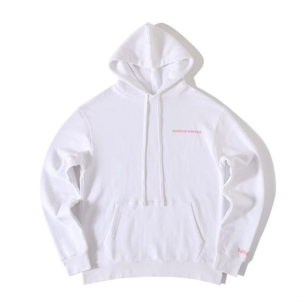 CHROME HEARTS パーカー ホワイト 女性プリント