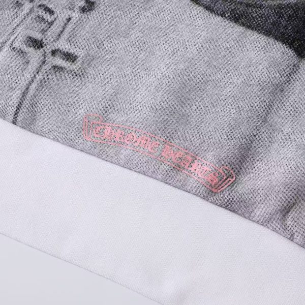 CHROME HEARTS パーカー ホワイト 女性プリント