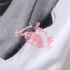CHROME HEARTS パーカー ホワイト 女性プリント