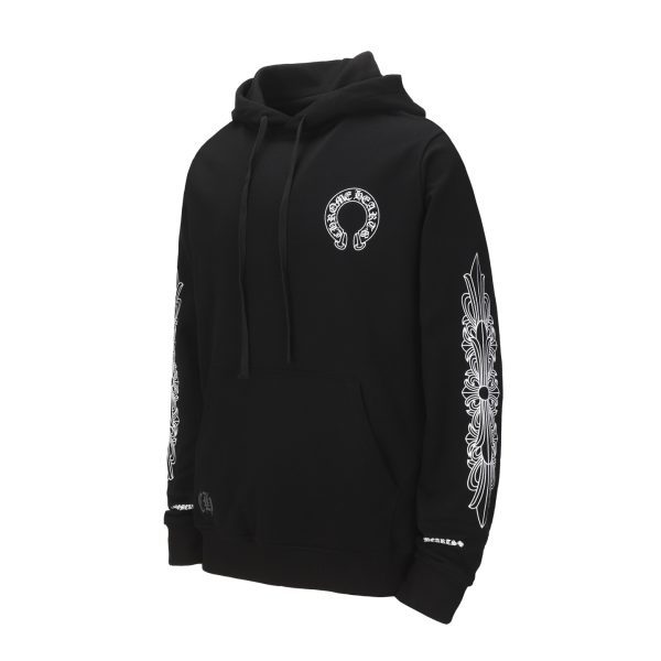 CHROME HEARTS パーカー ブラック CHロゴ刺繍