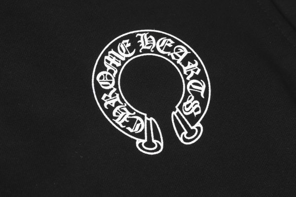 CHROME HEARTS パーカー ブラック CHロゴ刺繍