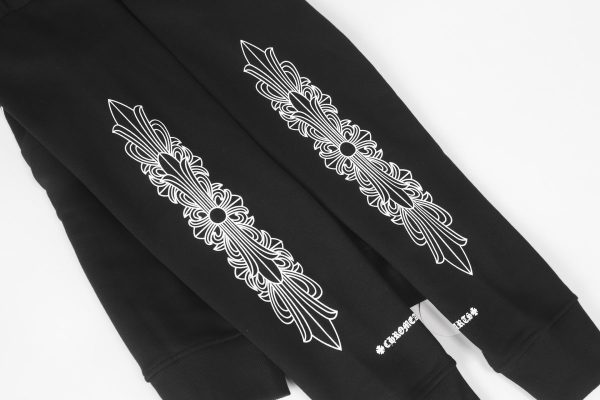CHROME HEARTS パーカー ブラック CHロゴ刺繍