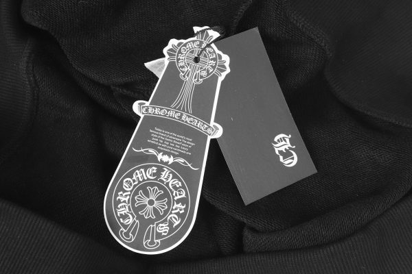 CHROME HEARTS パーカー ブラック CHロゴ刺繍
