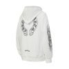 CHROME HEARTS パーカー ホワイト ロゴプリント