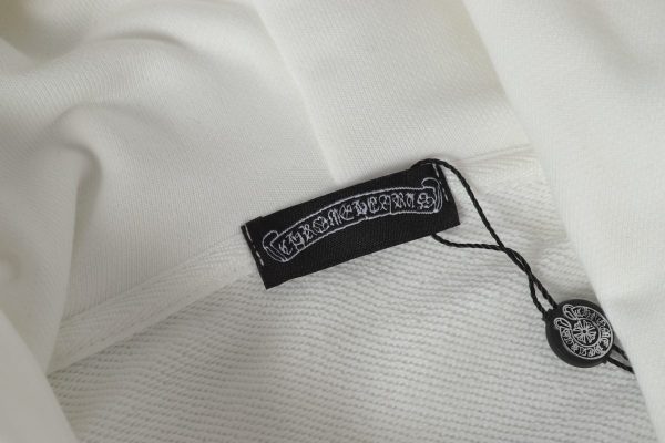 CHROME HEARTS パーカー ホワイト ロゴプリント