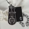 CHROME HEARTS パーカー ホワイト ロゴプリント